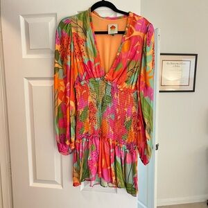 Farm Rio Long Sleeve Dress